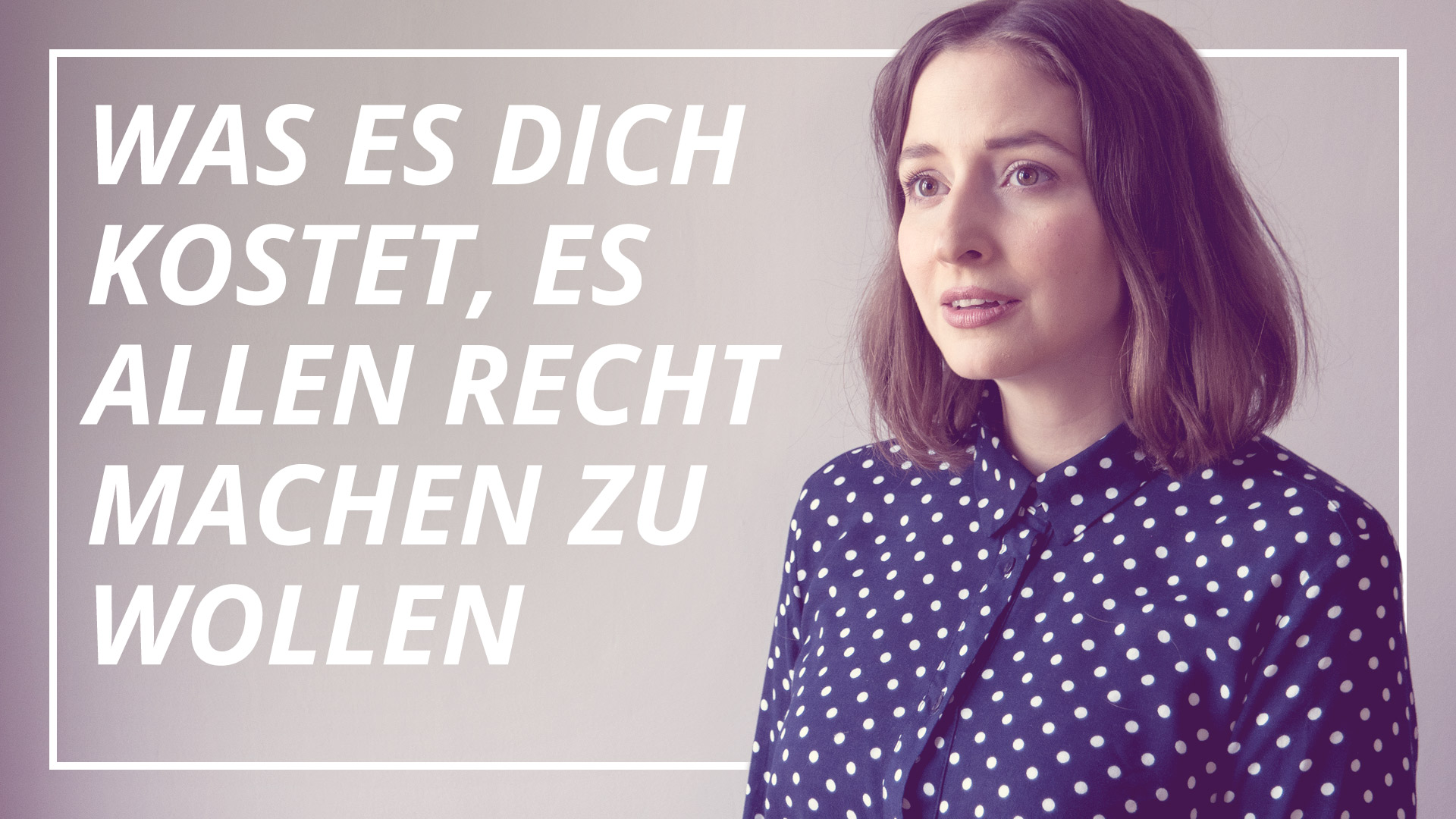 Es Allen Recht Machen Wollen