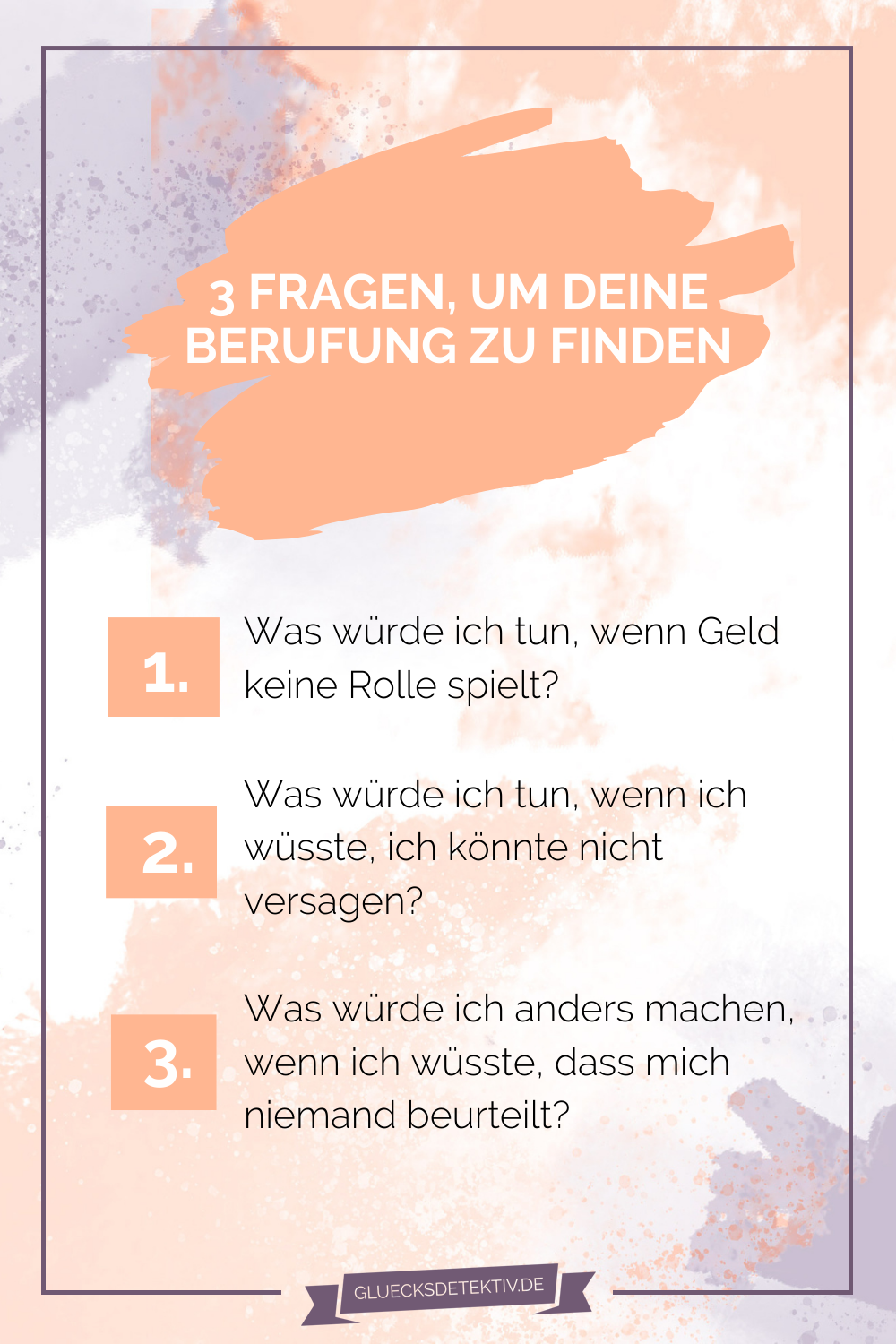 Stressfrei die eigene Berufung finden: Mit diesen 3 Tipps! - Glücksdetektiv
